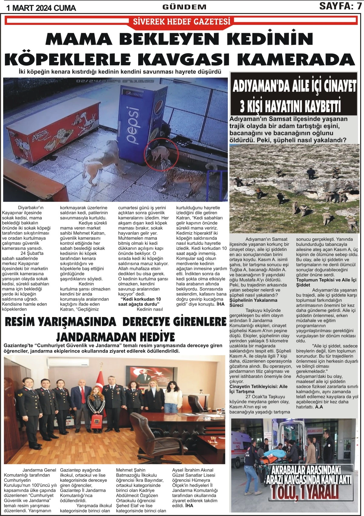 01.03.2024 Tarihli Gazetemiz