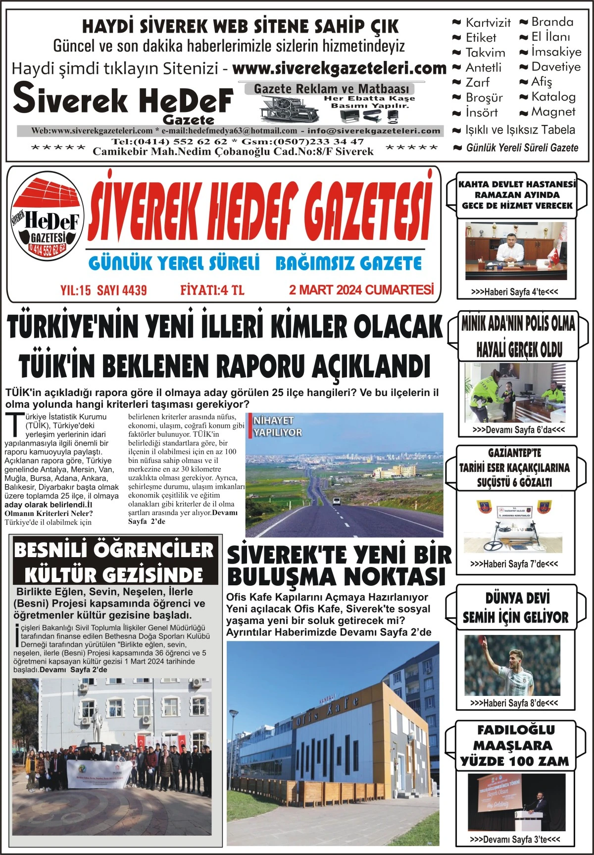 02.03.2024  Tarihli Gazetemiz