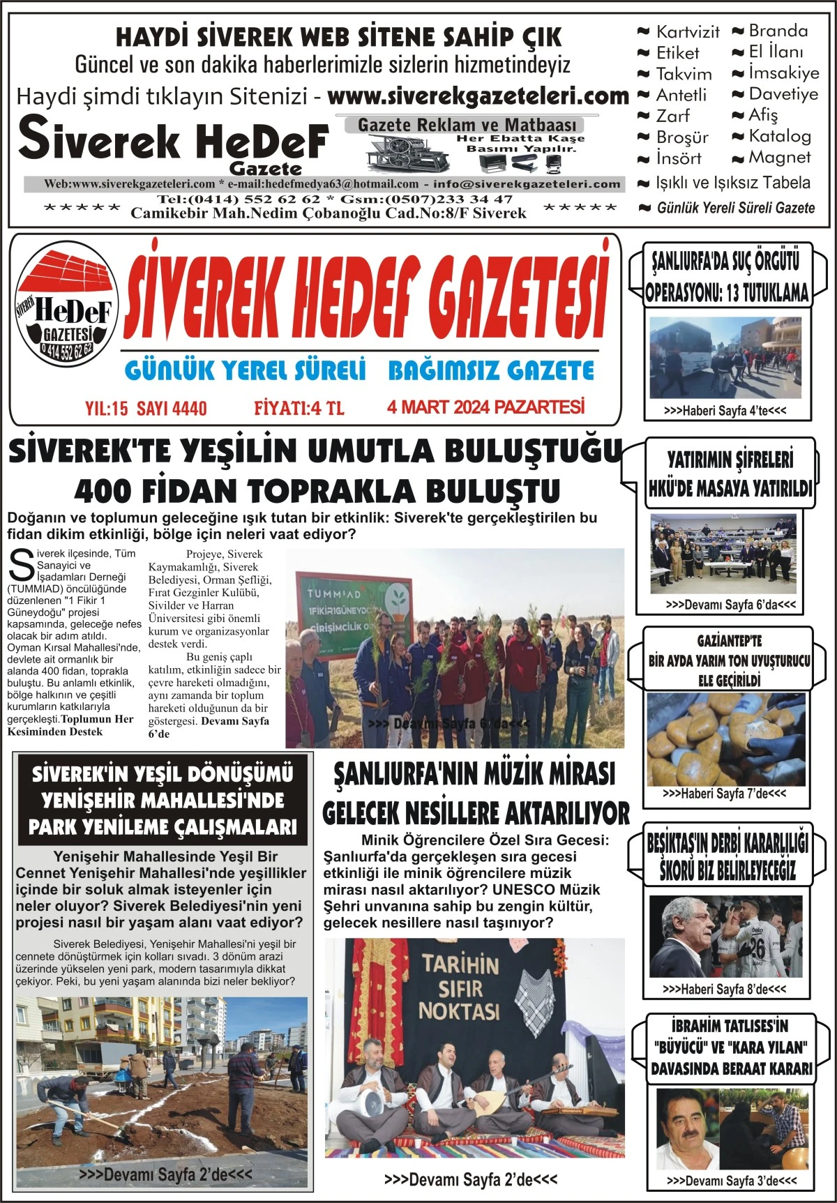 04.03.2024 Tarihli Gazetemiz