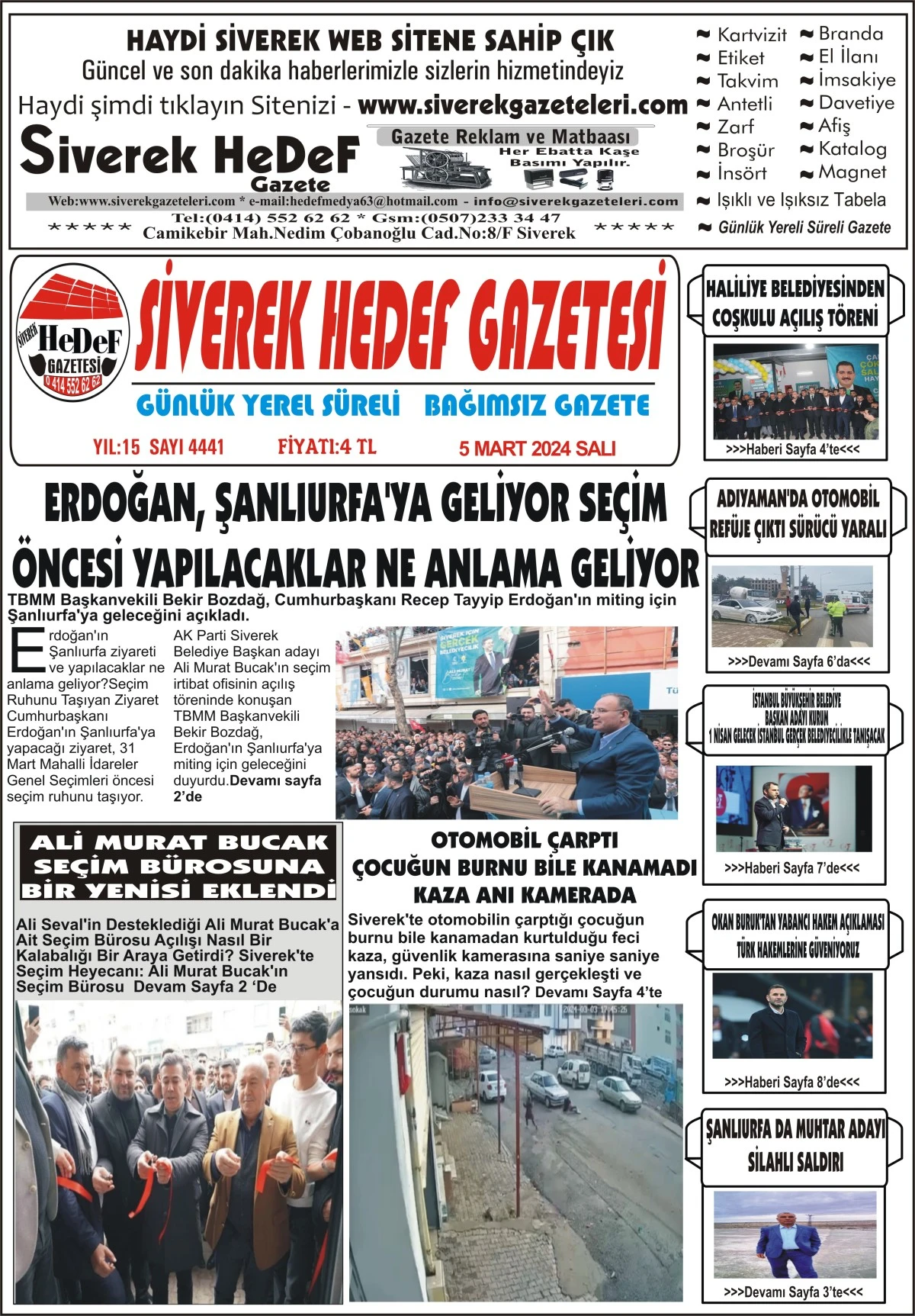 05.03.2024 Tarihli Gazetemiz