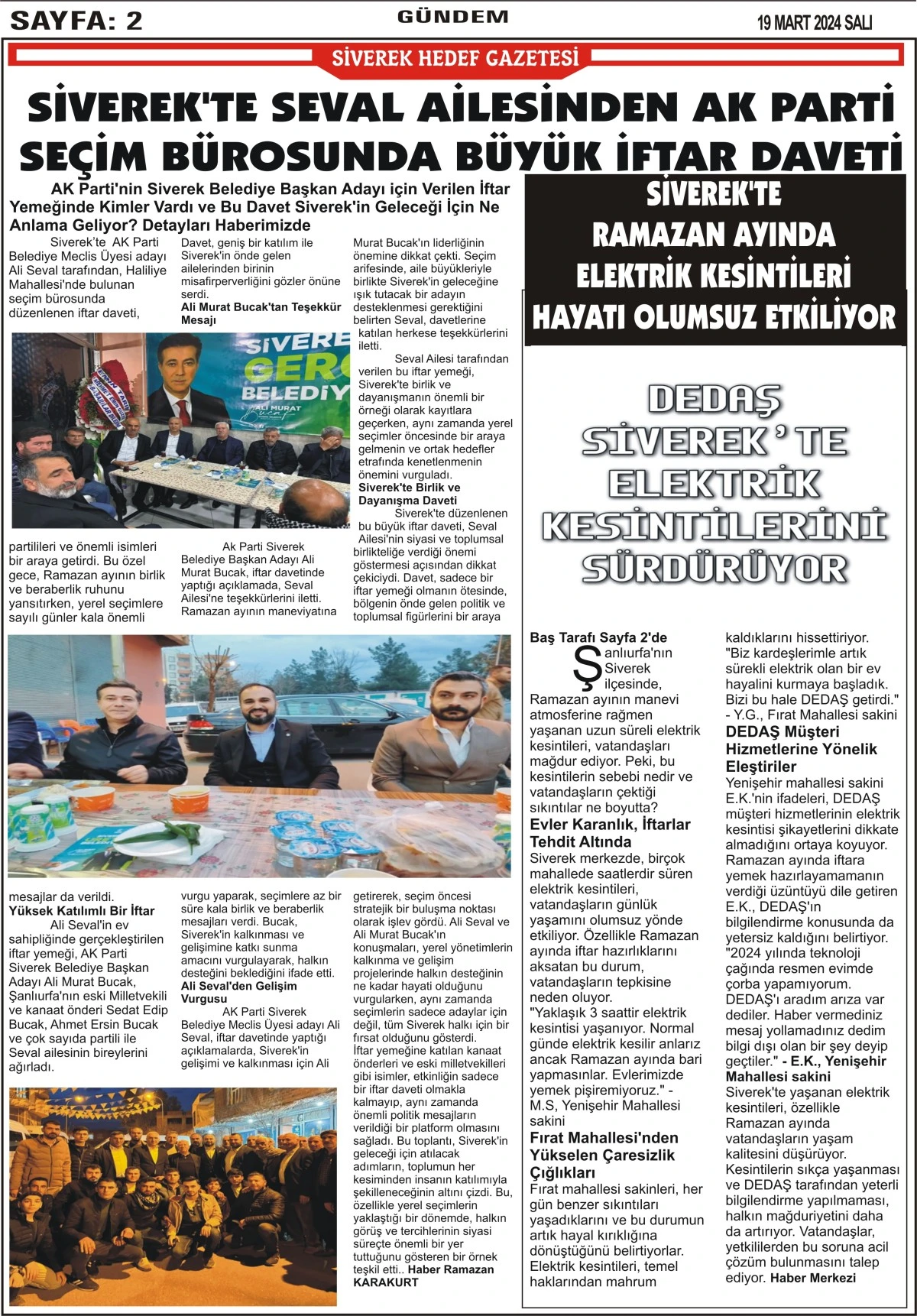 19.03.2024 tarihli  gazetemiz