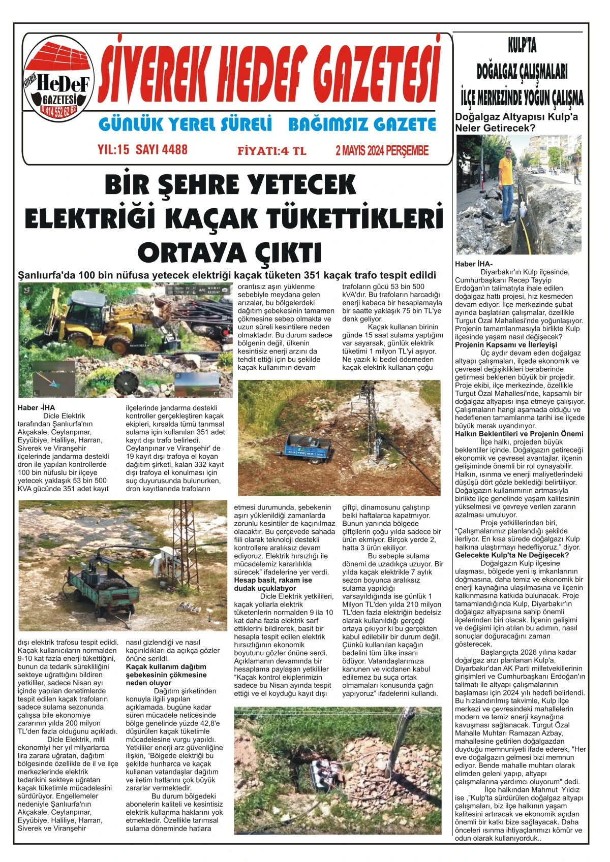 02.05.2024 Tarihli Gazetemiz