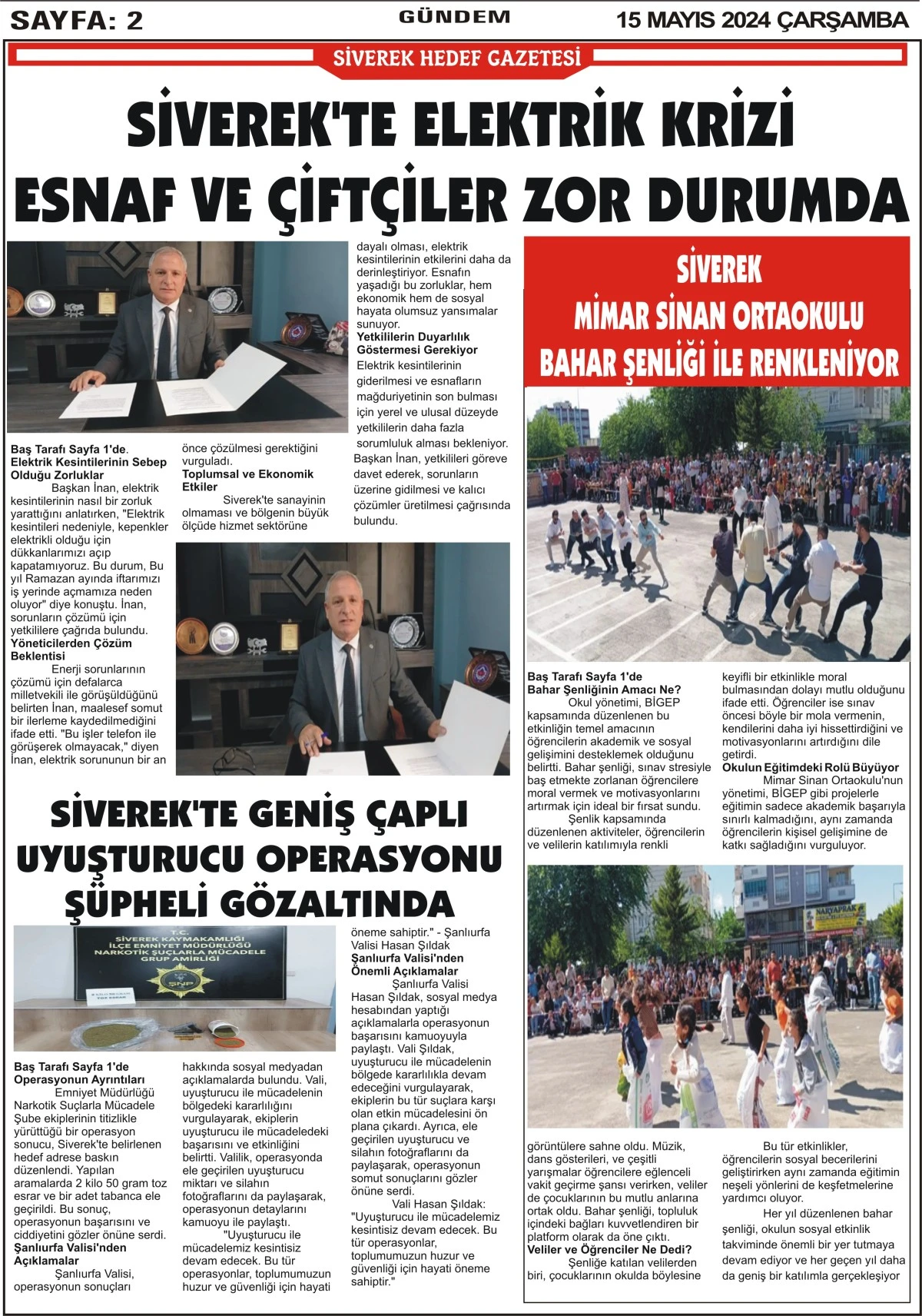 15.05.2024 Tarhili Gazetemiz