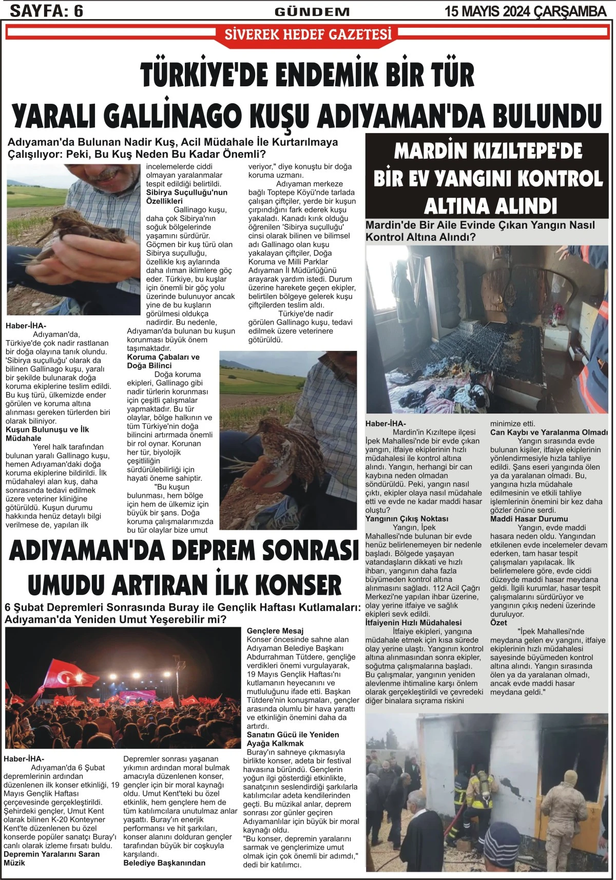 15.05.2024 Tarhili Gazetemiz