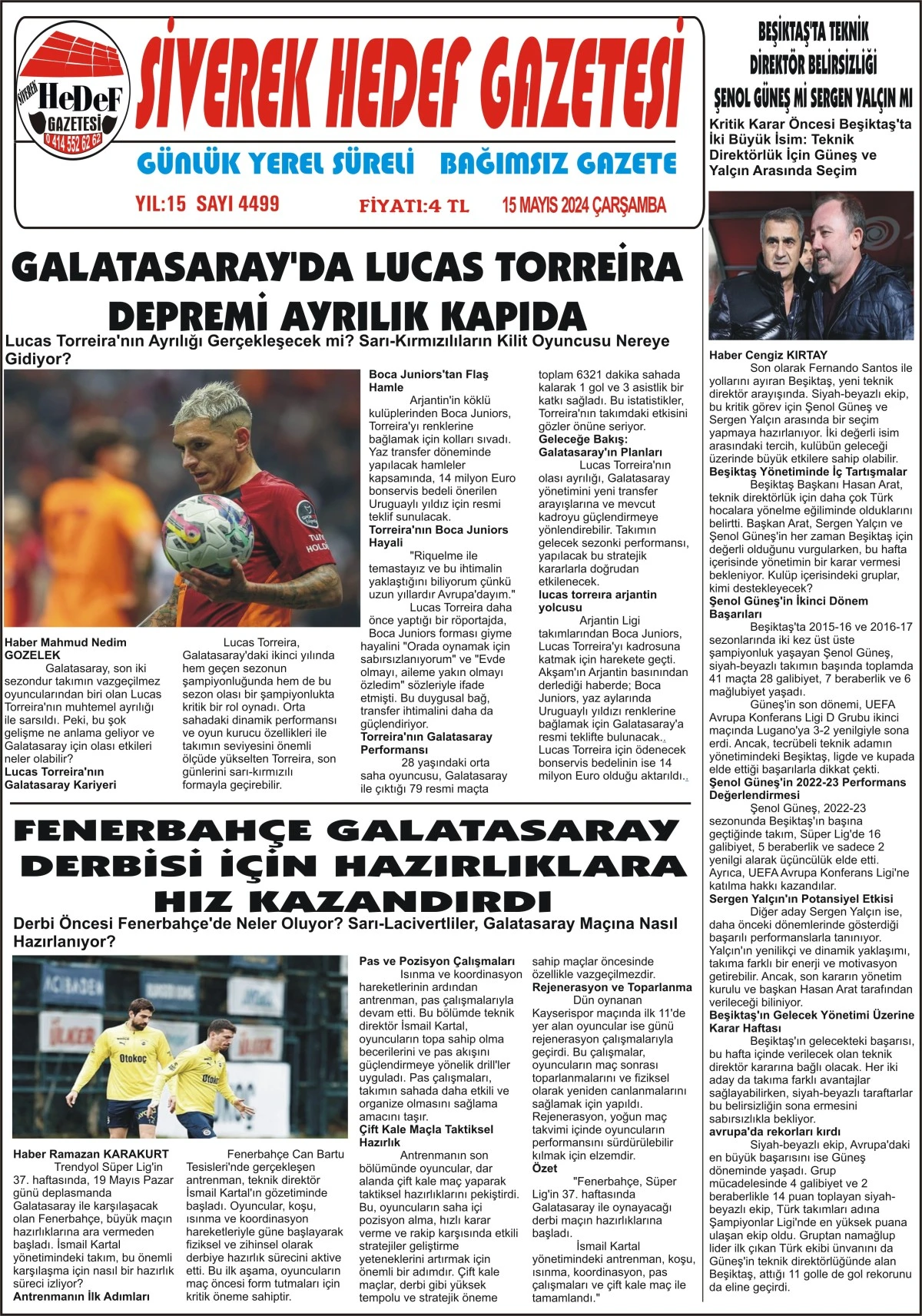 15.05.2024 Tarhili Gazetemiz