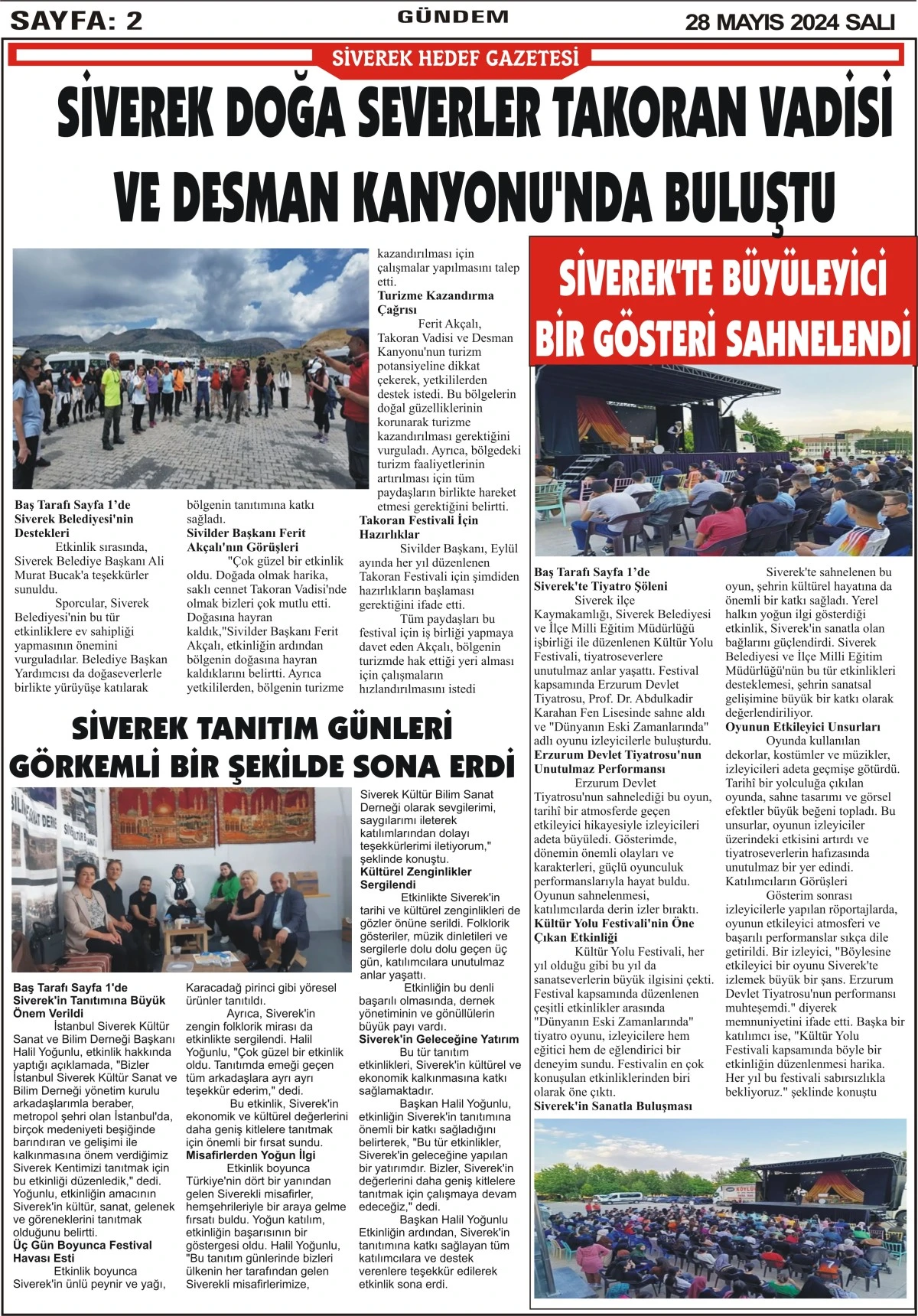 28.05.2024 Tarihli Gazetemiz