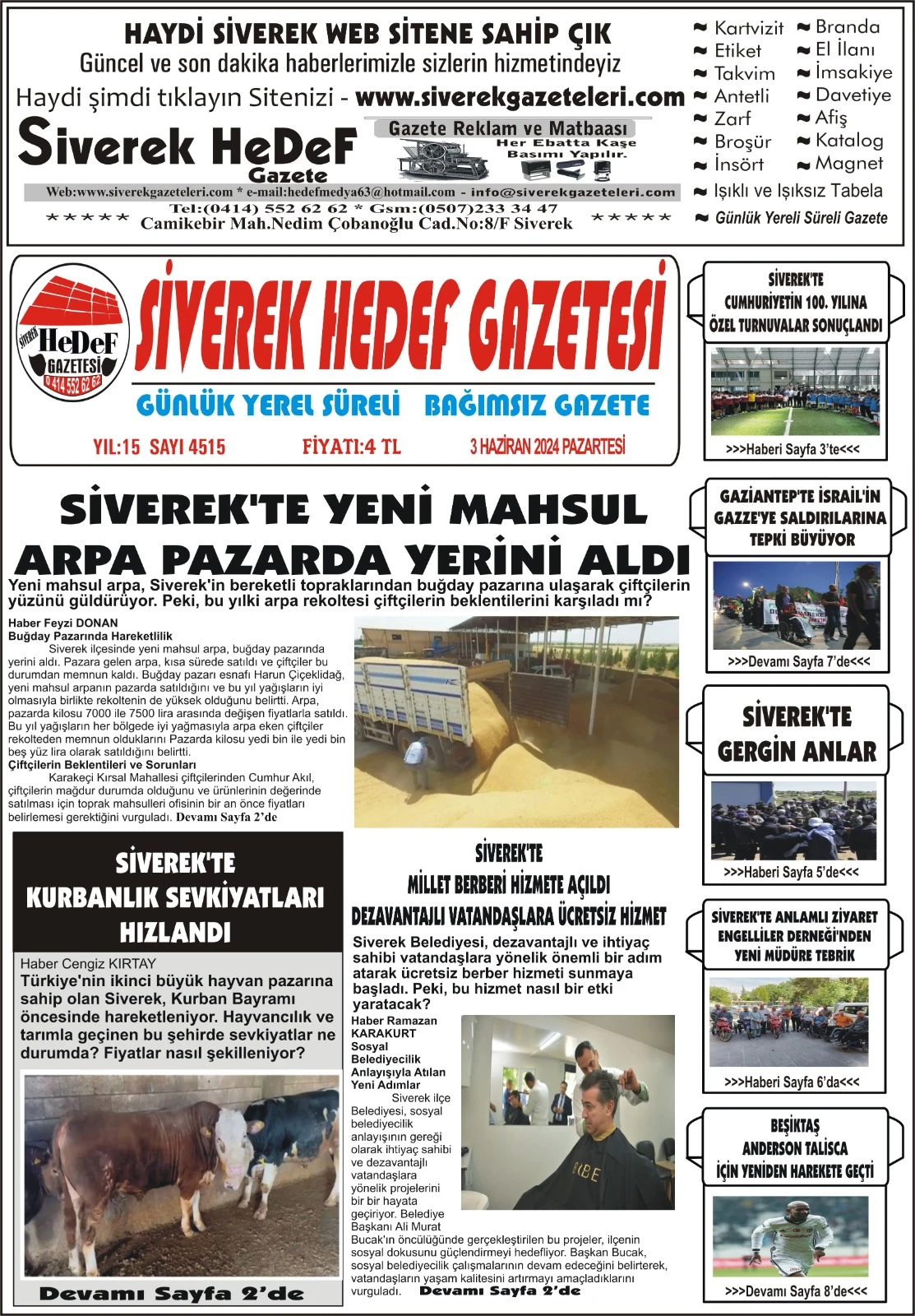 03.01.2024 Tarihli Gazetemiz