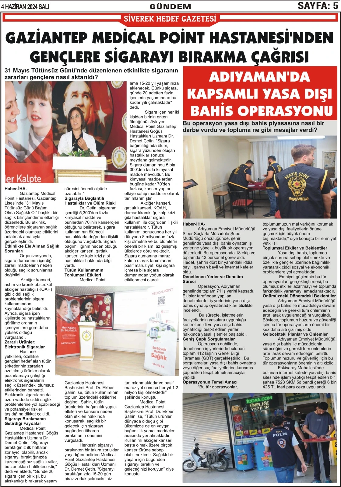 04.06.2024 Tarihli Gazetemiz