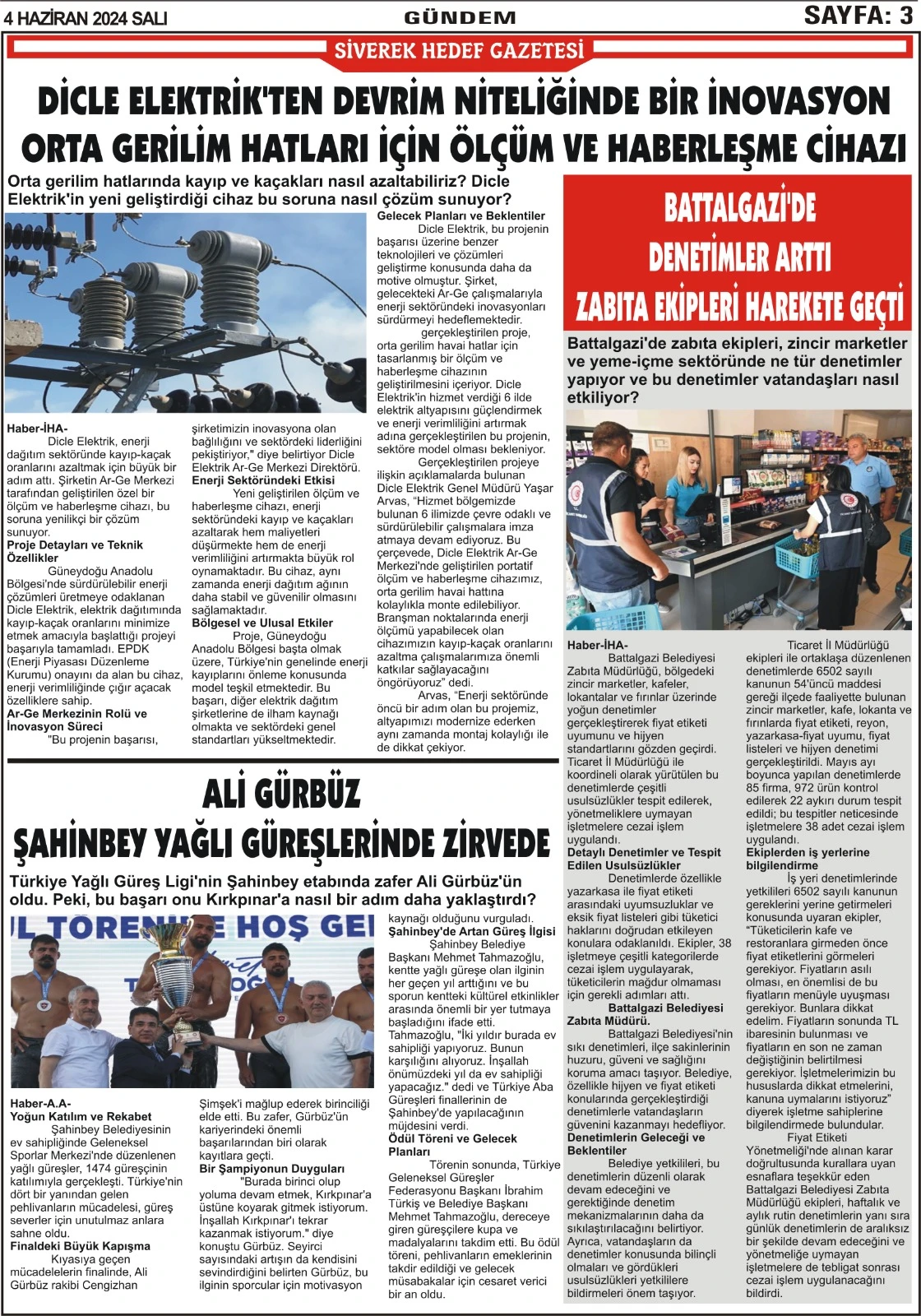 04.06.2024 Tarihli Gazetemiz