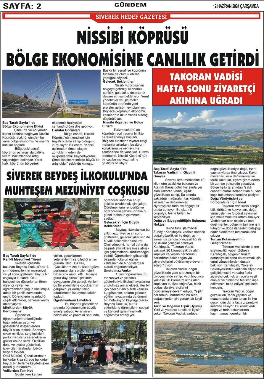 12.06.2024 Tarihli Gazetemiz