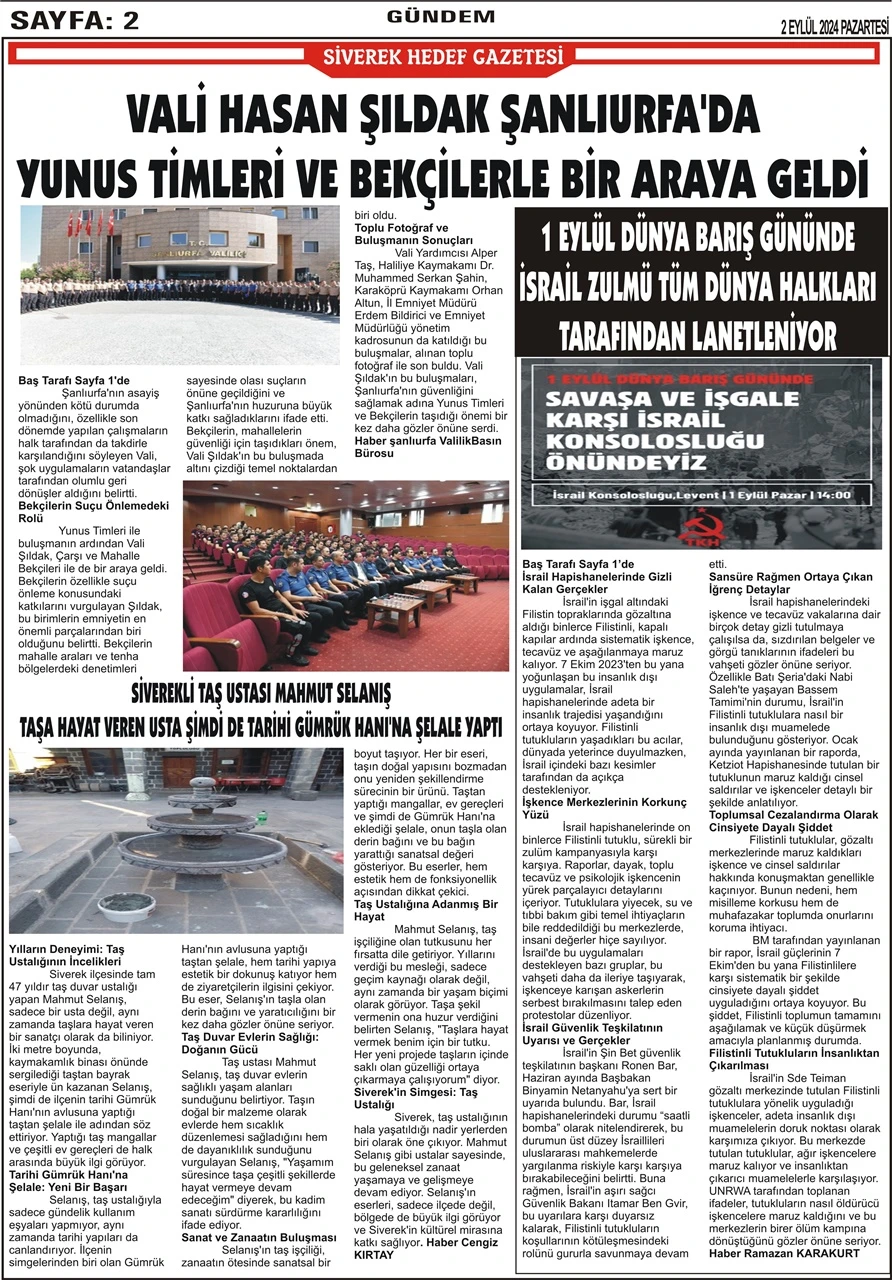02.09.2024 Tarihli Gazetemiz