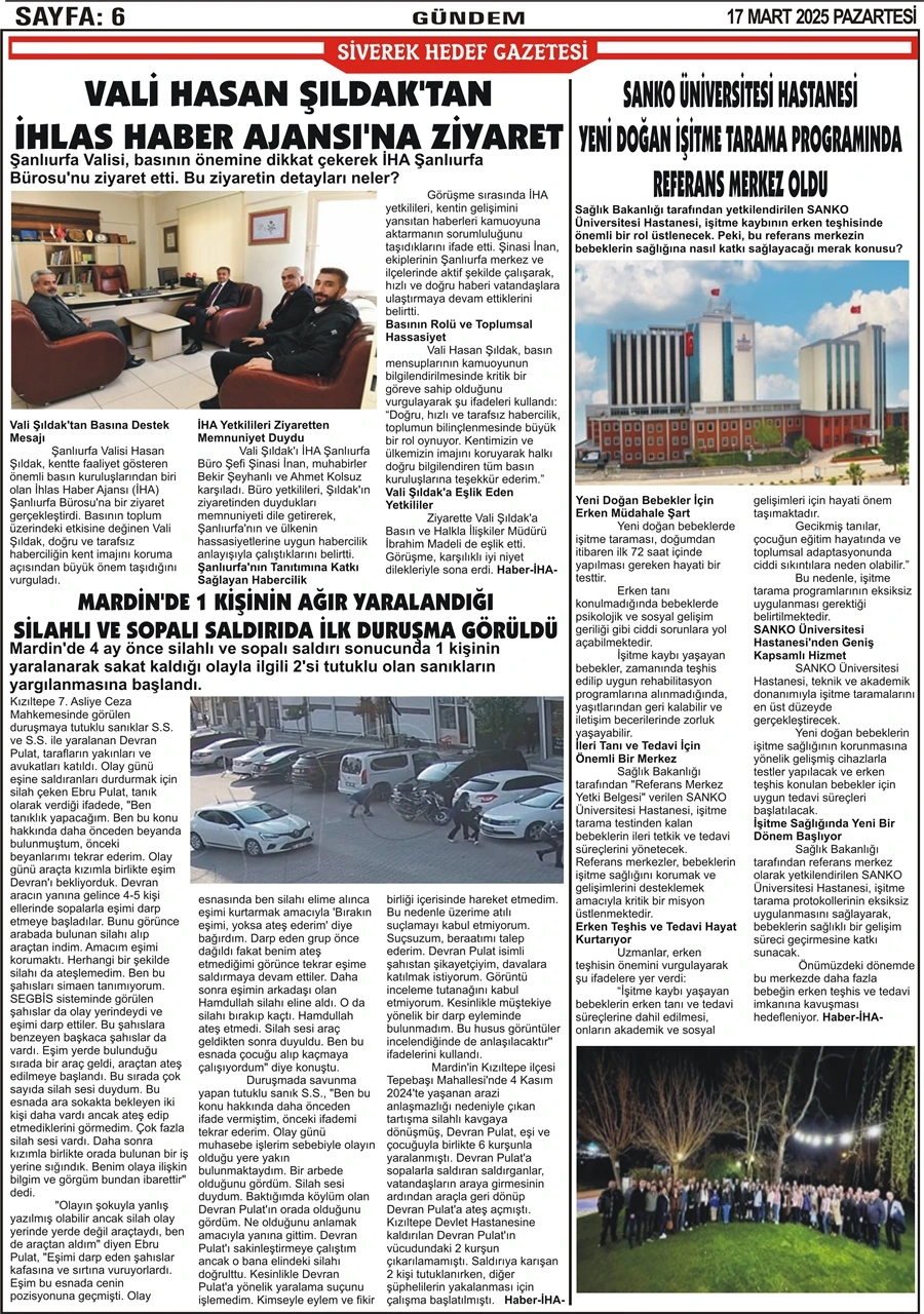 17.03.2025 Tarihli Gazetemiz