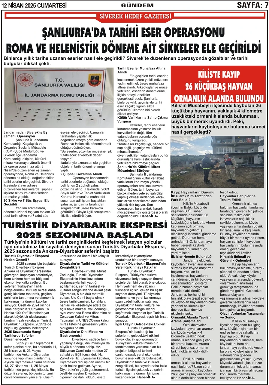 12.04.2025 Tarihli Gazetemiz