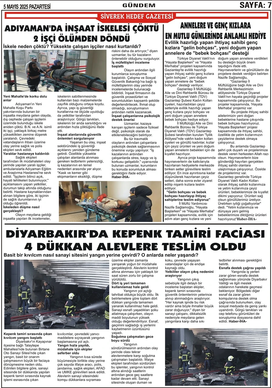 5.05.2025 Tarihli Gazetemiz
