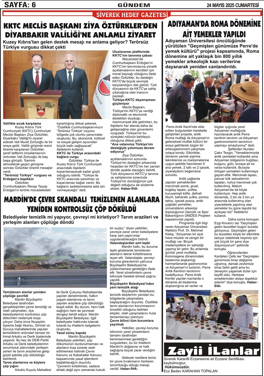 24.05.2025 Tarihli Gazetemiz