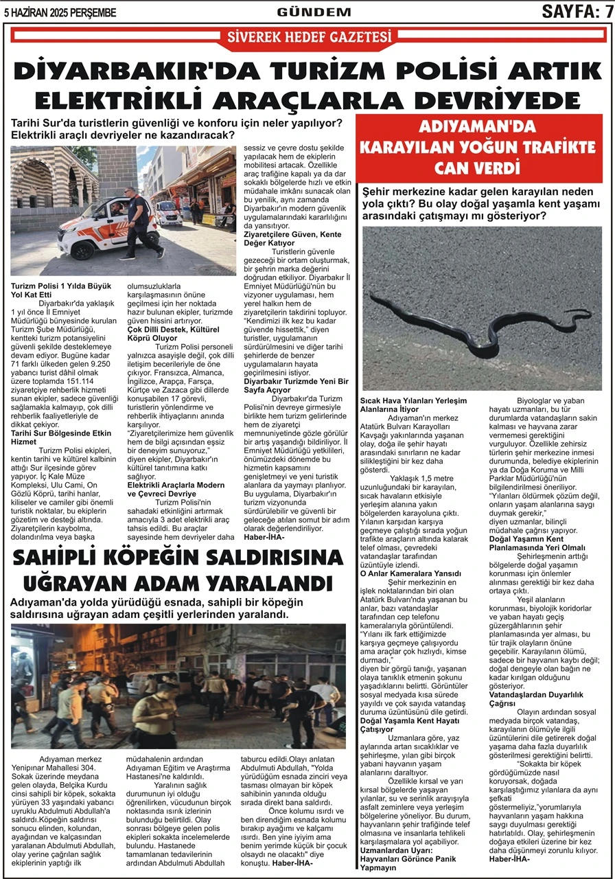 5.06.2025 Tarihli Gazetemiz