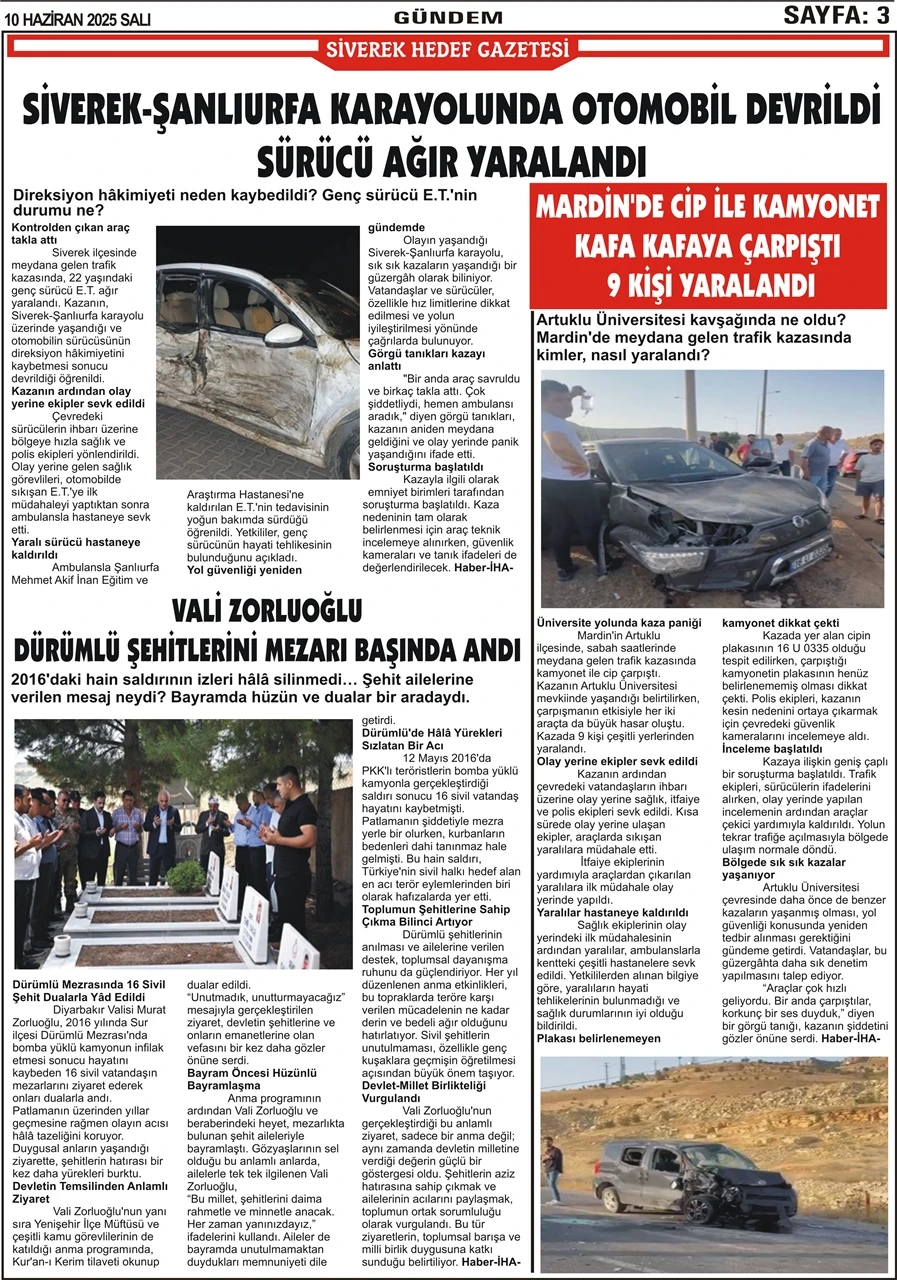 10.06.2025 Tarihli Gazetemiz
