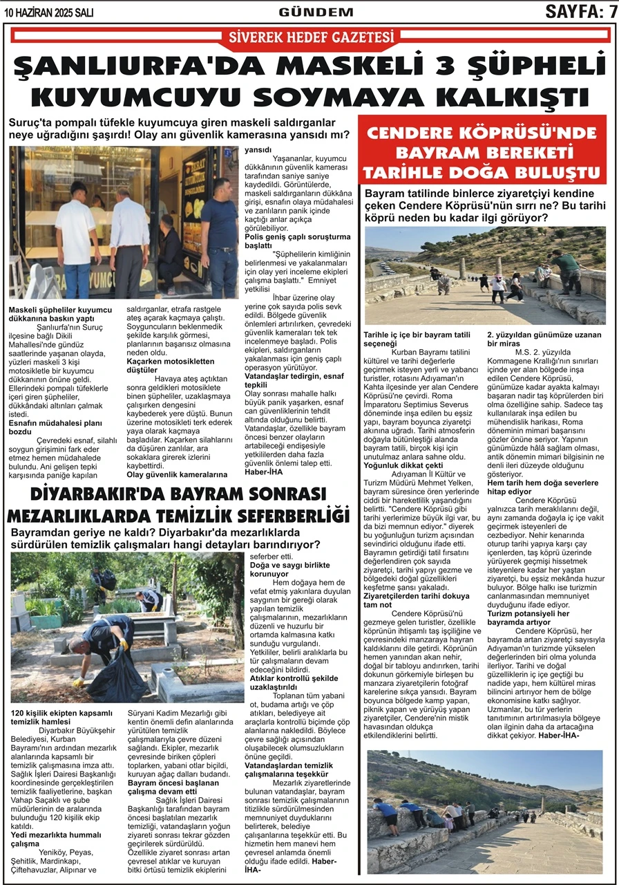 10.06.2025 Tarihli Gazetemiz