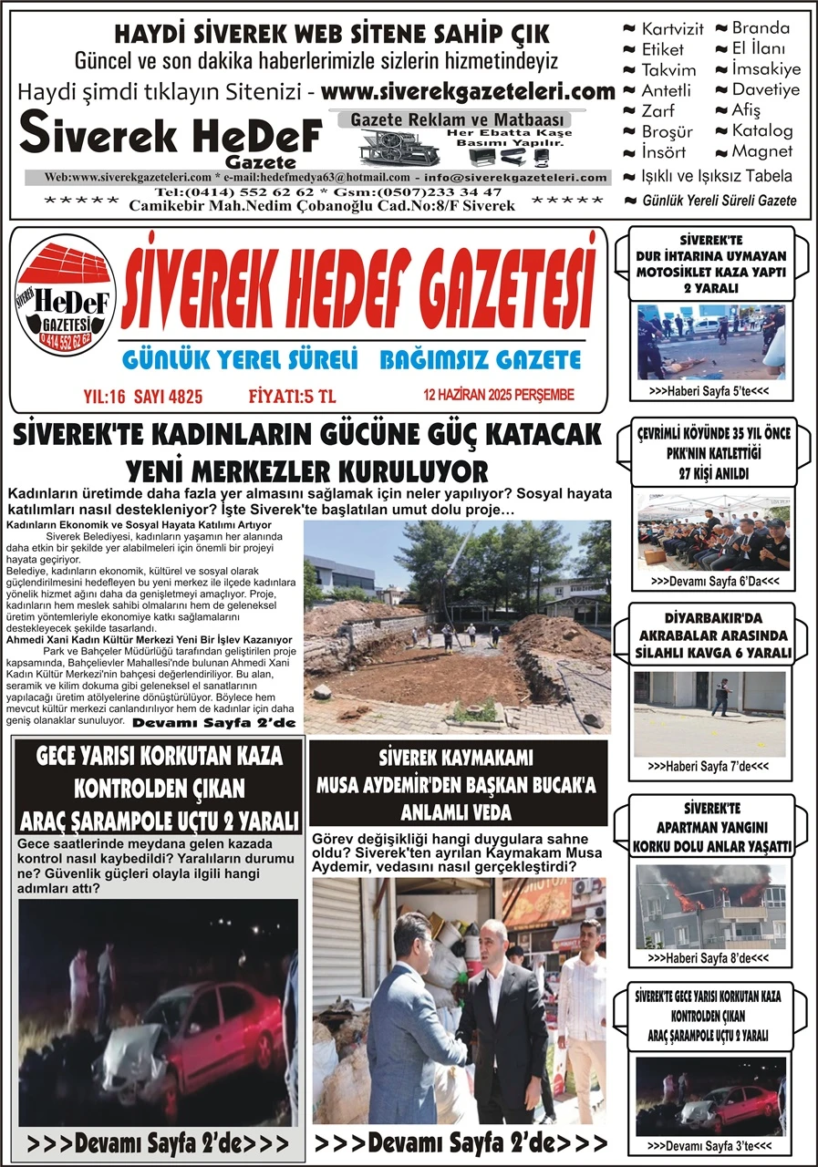 12.06.2025 Tarihli Gazetemiz