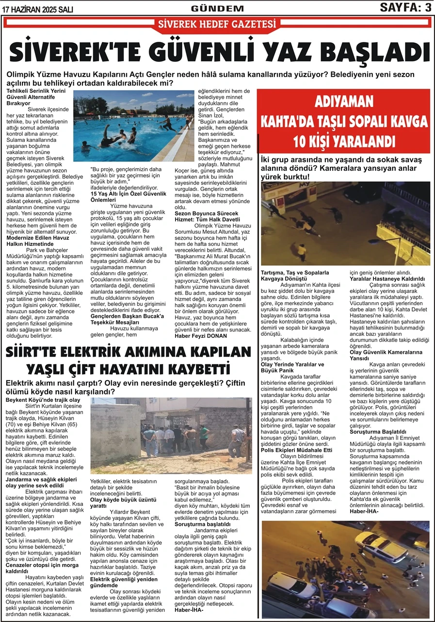 17.06.2025 Tarihli Gazetemiz