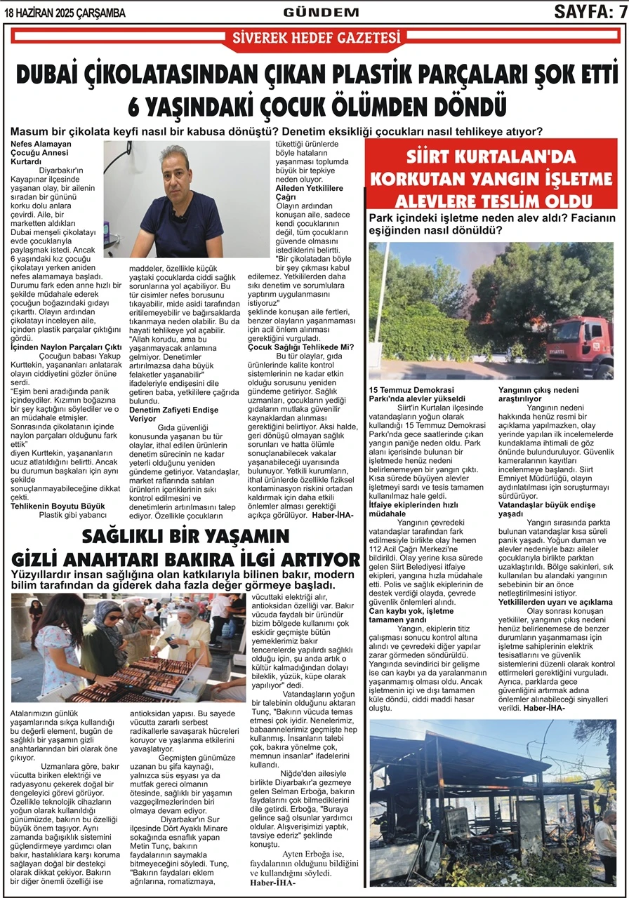 18.06.2025 Tarihli Gazetemiz
