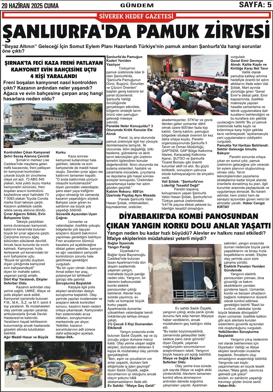 20.06.2025 Tarihli Gazetemiz