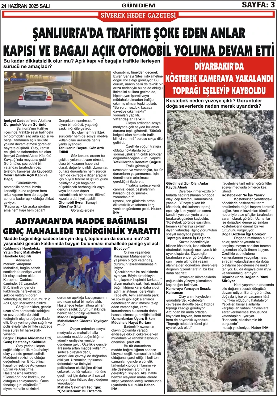 24.06.2025 Tarihli Gazetemiz