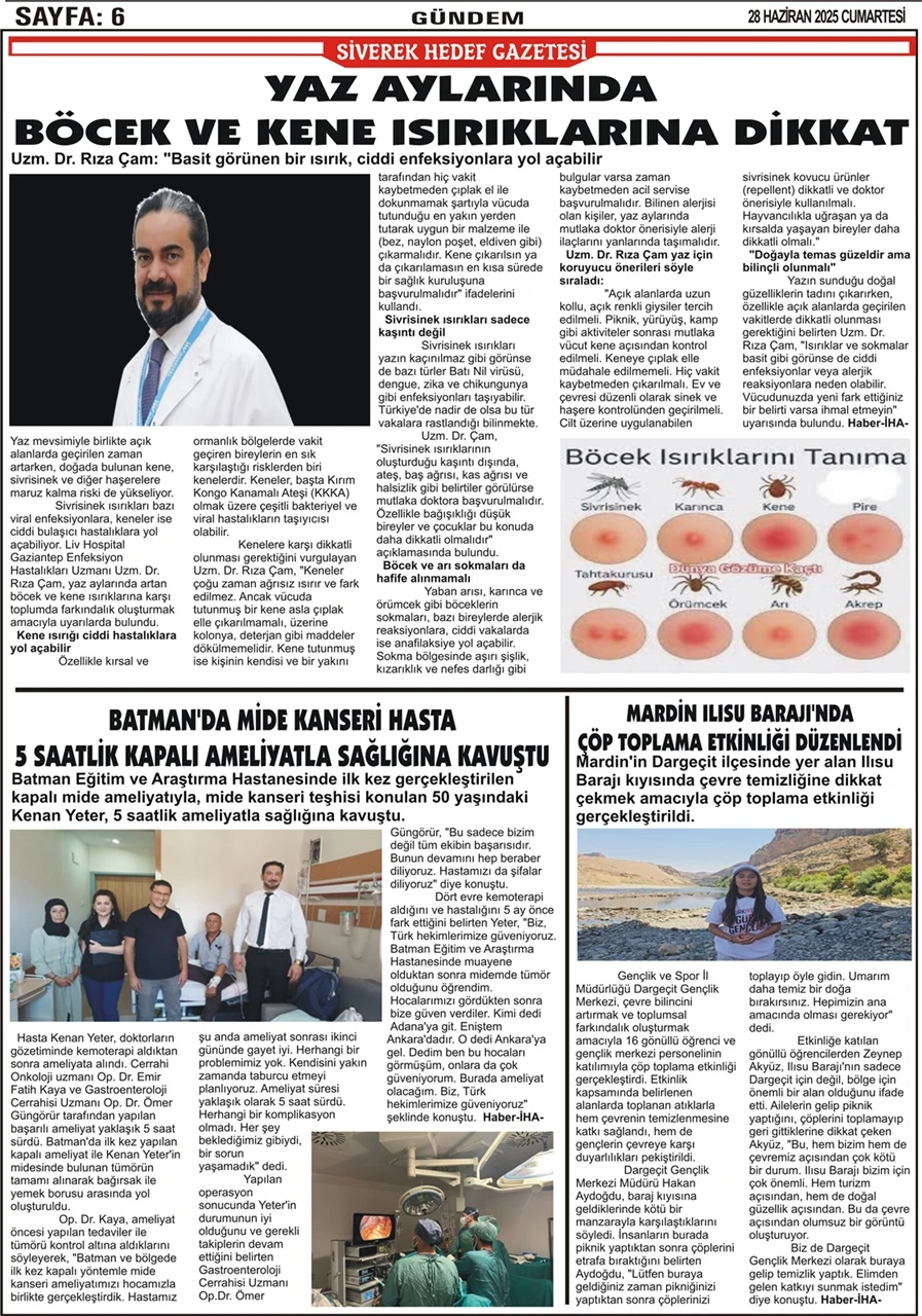 28.06.2025 Tarihli Gazetemiz
