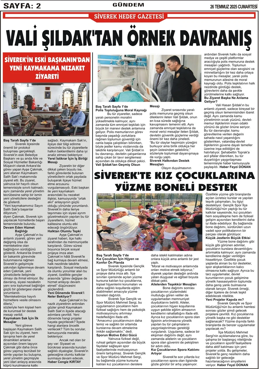 26.072025 Tarihli Gazetemiz