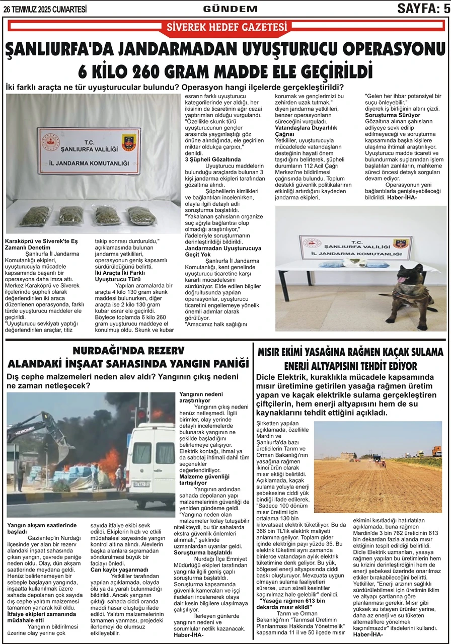 26.072025 Tarihli Gazetemiz
