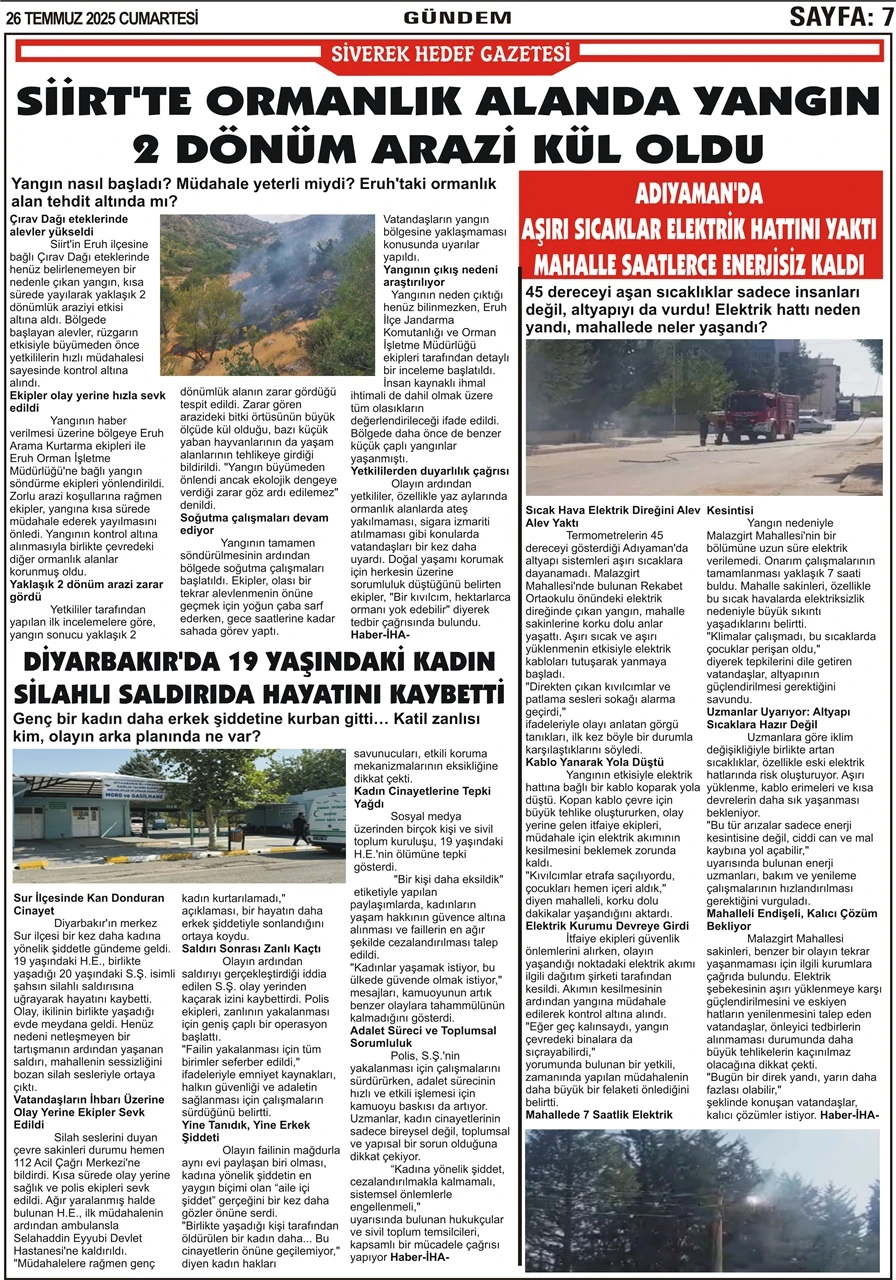 26.072025 Tarihli Gazetemiz