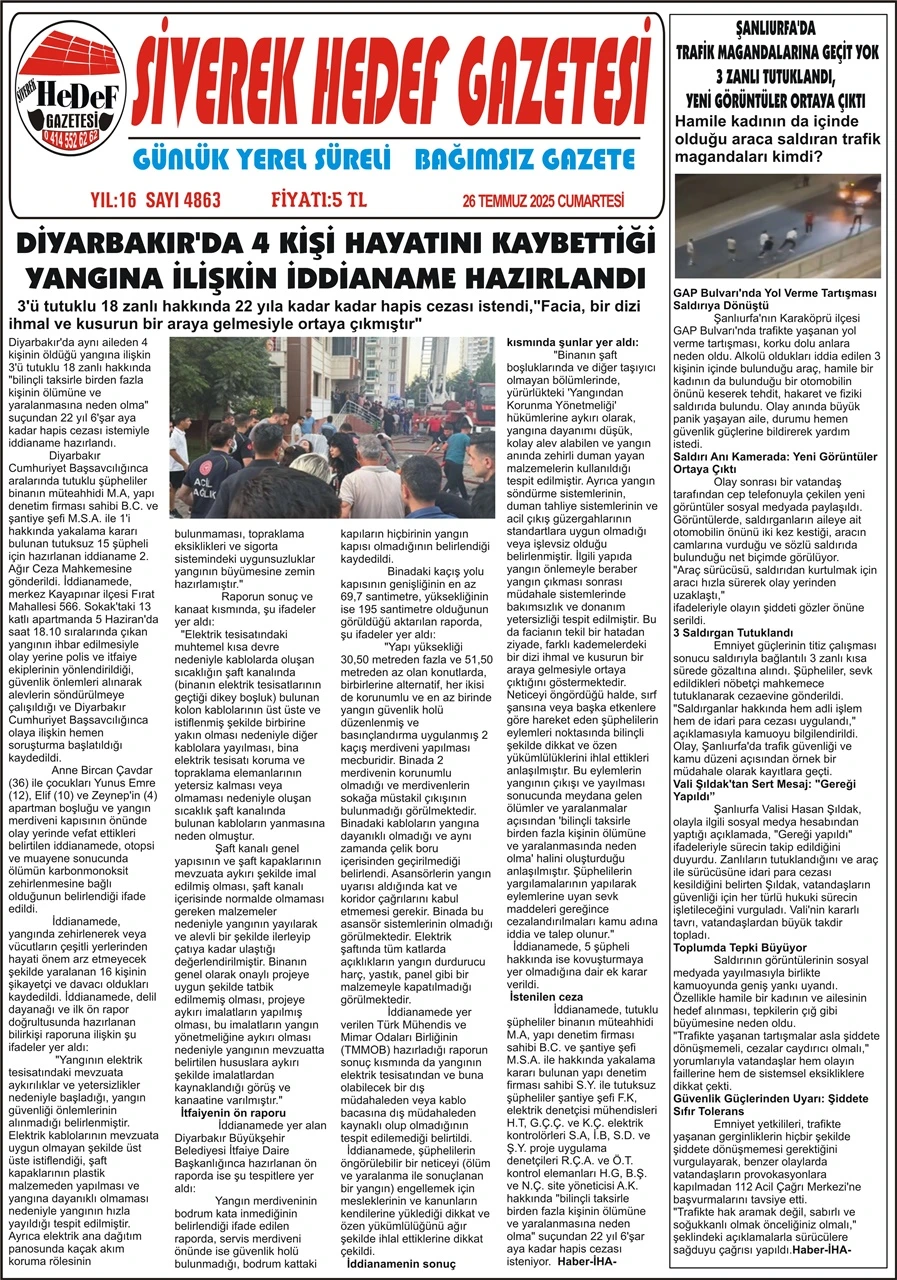 26.072025 Tarihli Gazetemiz