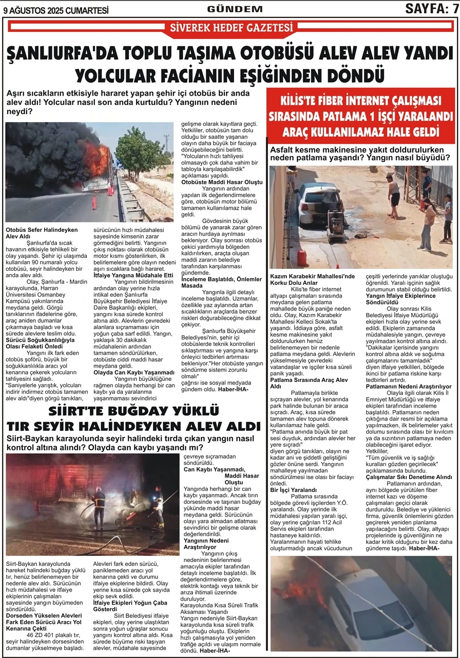 9.08.2025 Tarihli Gazetemiz 