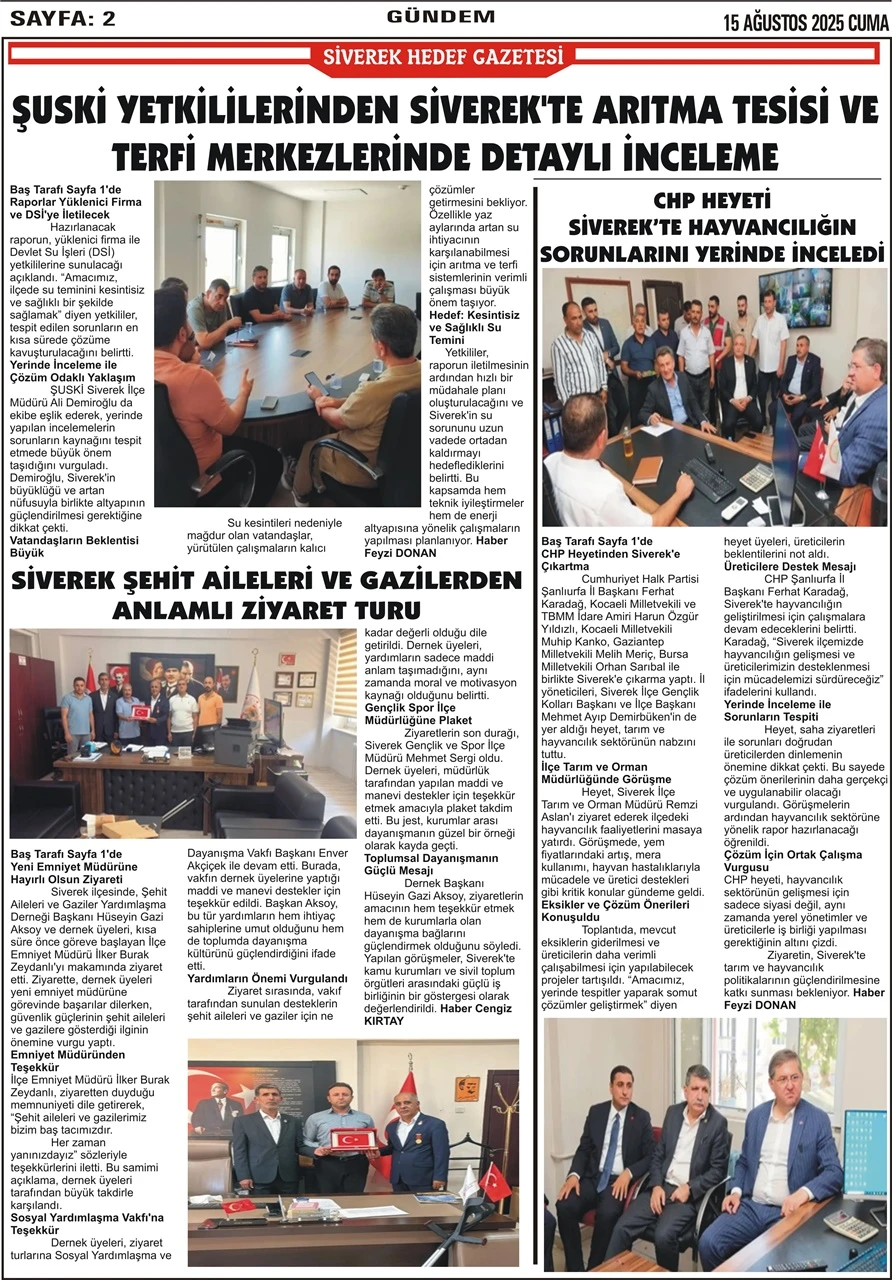 15.08.2025 Tarihli Gazetemiz