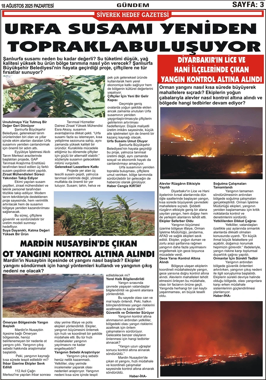 18.08.2025 Tarihli Gazetemiz