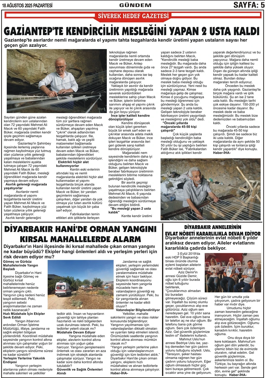 18.08.2025 Tarihli Gazetemiz