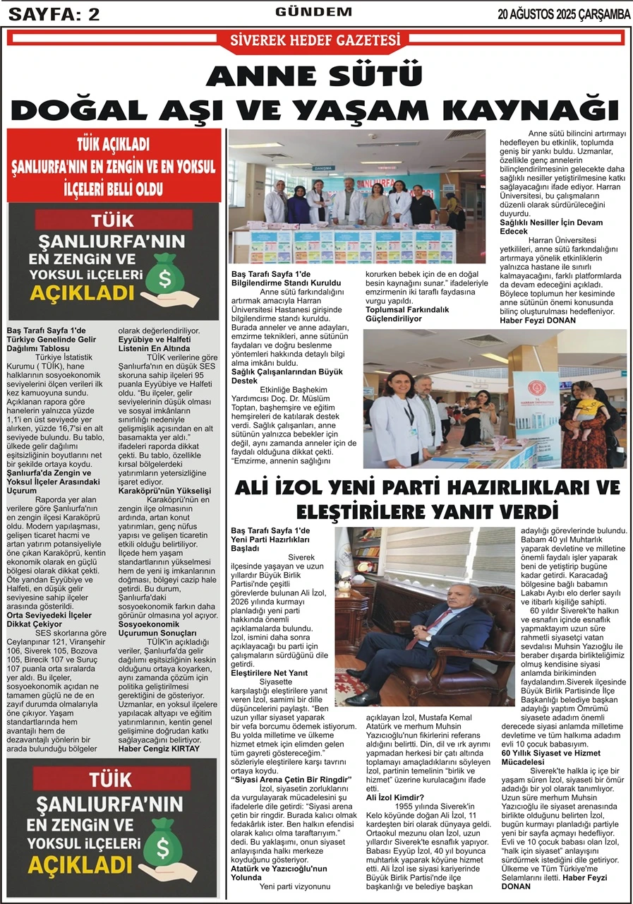 20.08.2025 Tarihli Gazetemiz