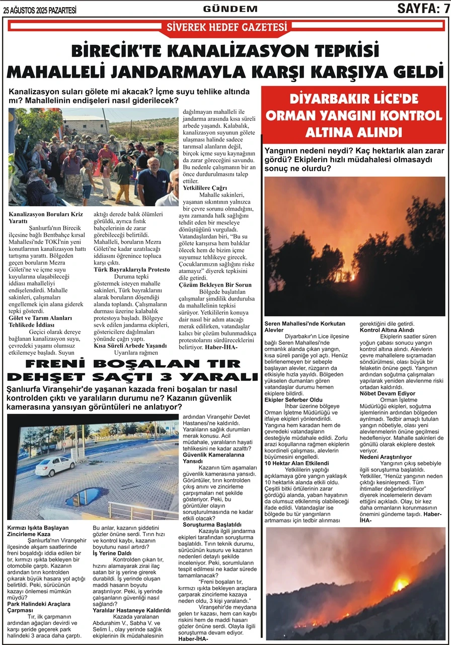 25.08.2025 Tarihli Gazetemiz