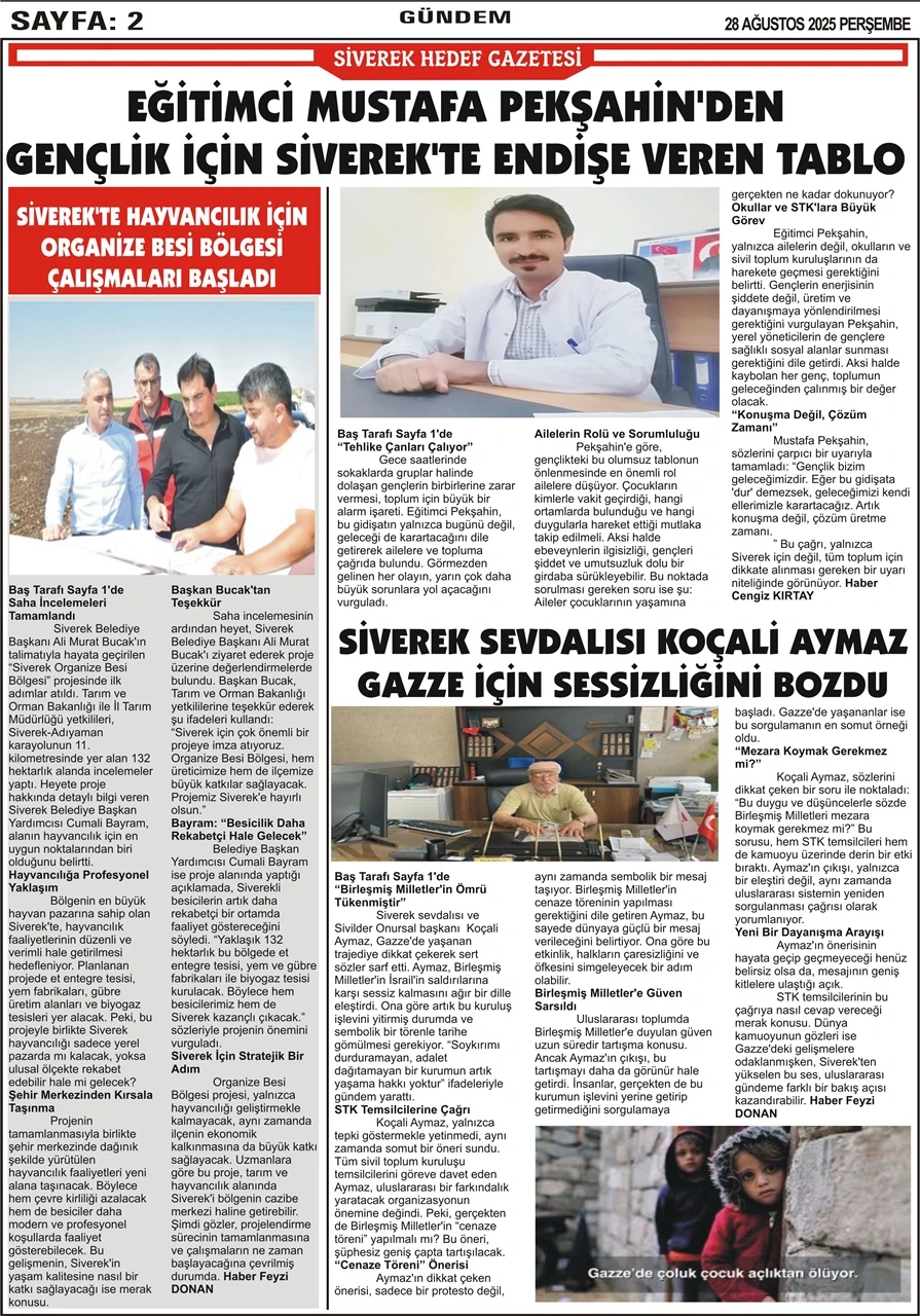 28.08.2025 Tarihli Gazetemiz