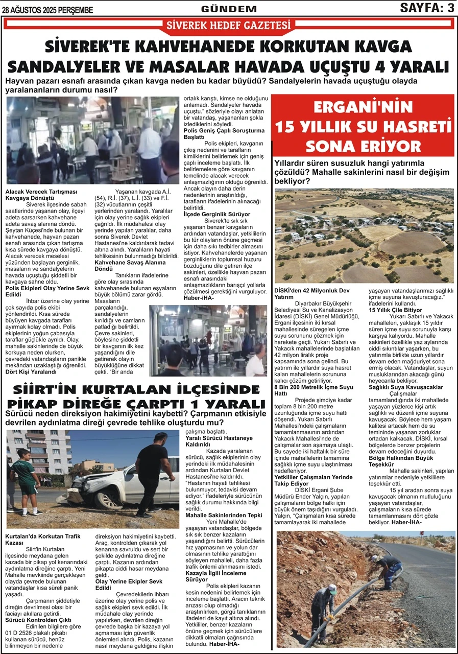 28.08.2025 Tarihli Gazetemiz