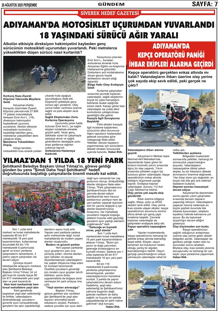 28.08.2025 Tarihli Gazetemiz