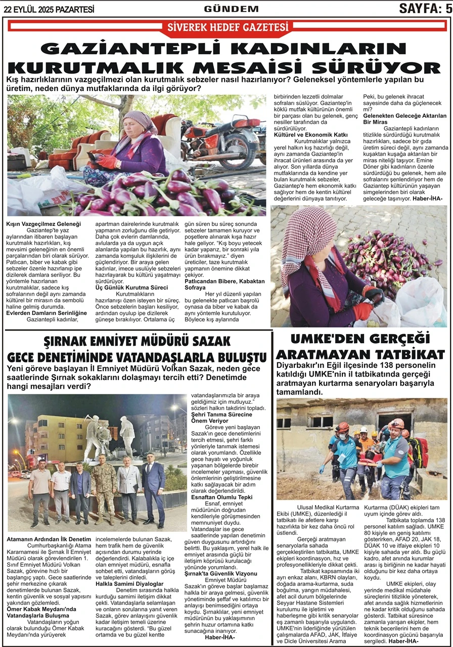 22.09.2025 Tarih Gazetemiz