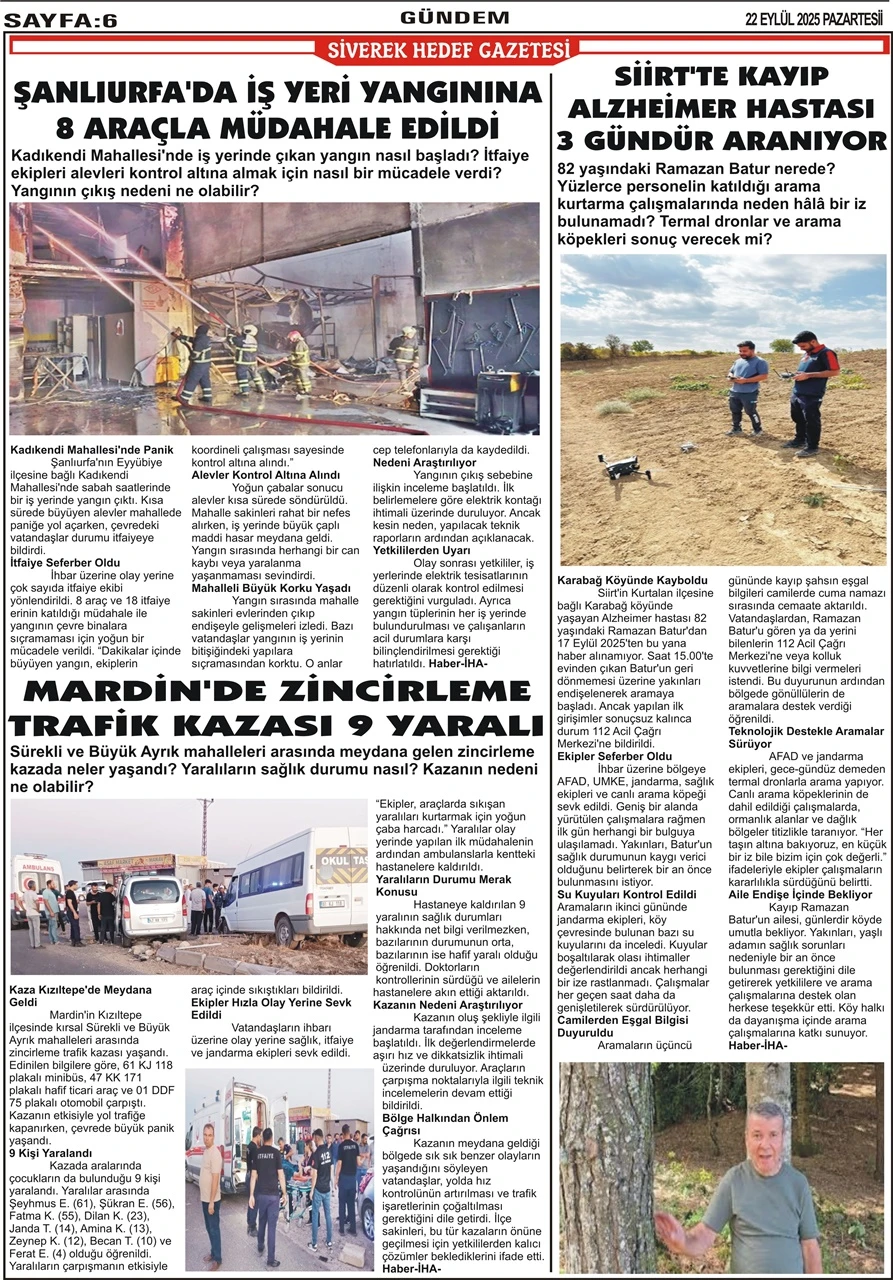 22.09.2025 Tarih Gazetemiz
