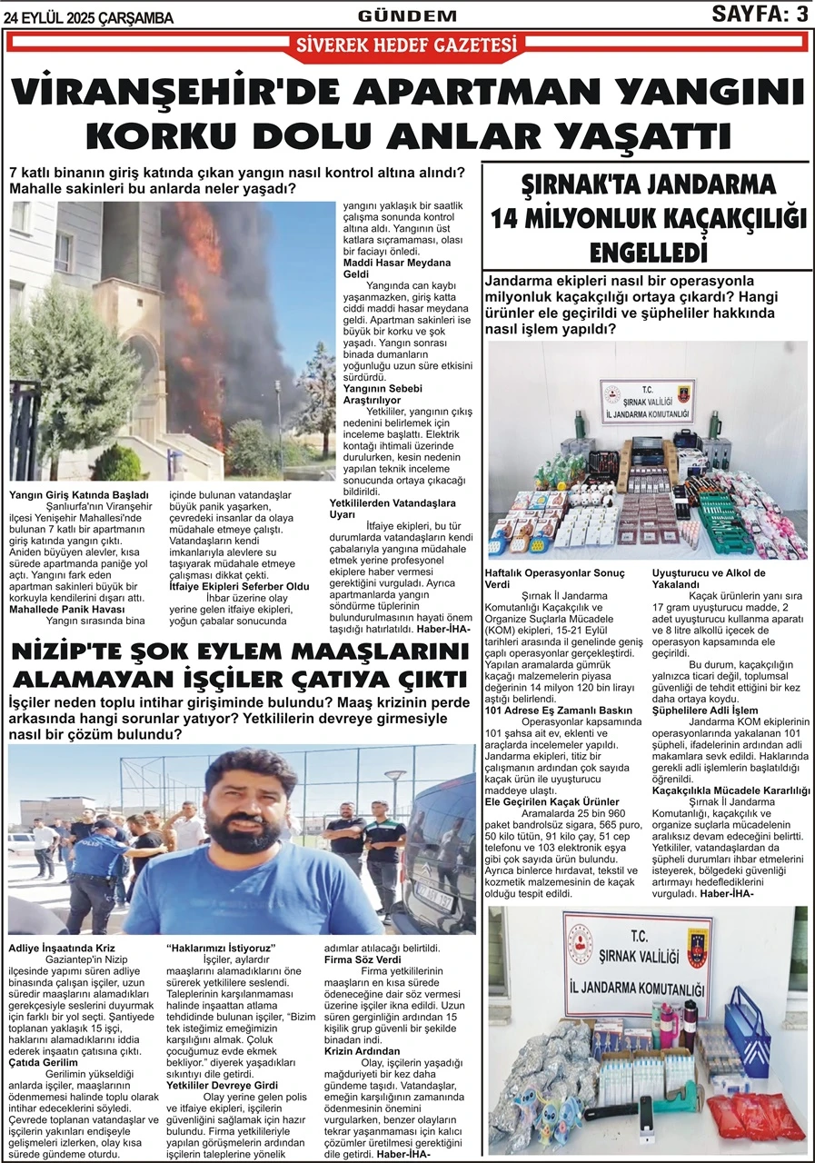 24.09.2025 Tarihli Gazetemiz