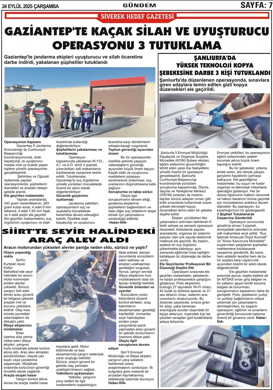 24.09.2025 Tarihli Gazetemiz