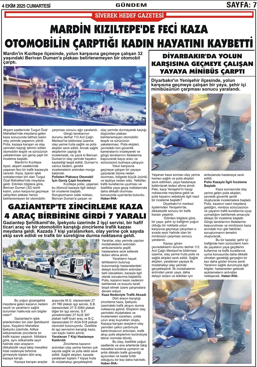 4.10.2025 Tarihli Gazetemiz