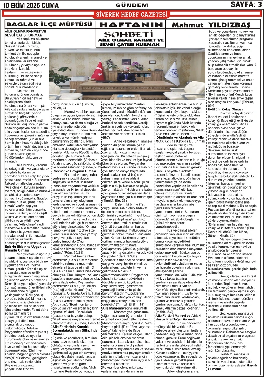 10.10.2025 Tarihli Gazetemiz