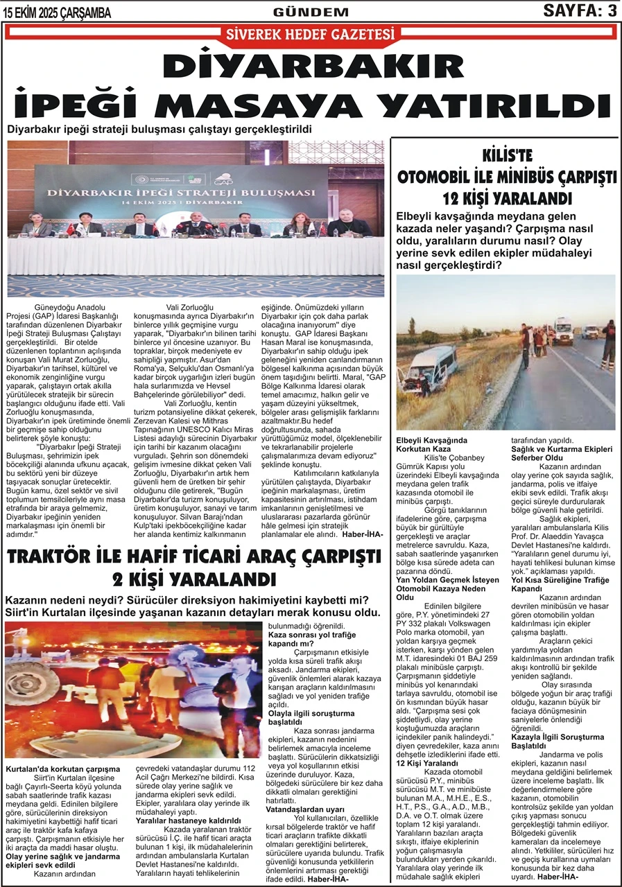16.10.2025 Tarihli Gazetemiz