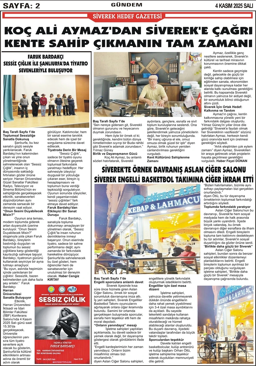 04.11.2025 Tarihli Gazetemiz