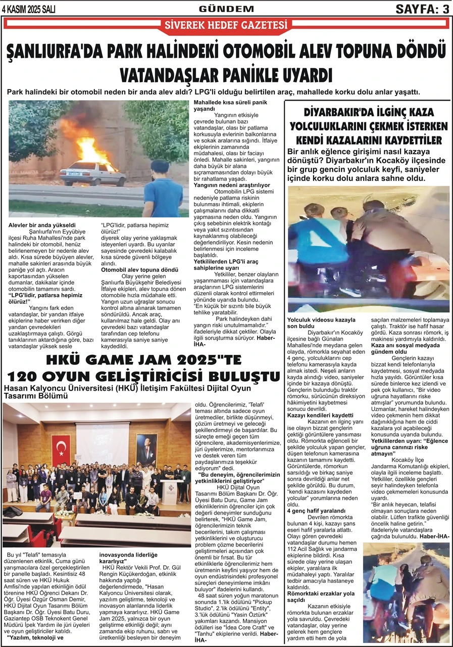 04.11.2025 Tarihli Gazetemiz
